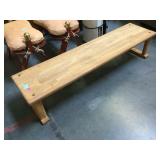 Creative ideas wooden shoe rack, approx 12x48x10