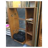 Wooden bed frame w/Waterbed size King