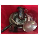 Lot of assorted Silverplated items and more
