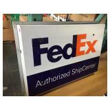 Metal FedEx Lighting housing - approx. 1x2 feet -