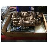 Lot of tempered glass shelves and doors, hammers