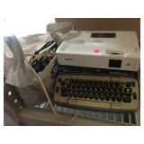 Smith Corona Electric Typewriter and Epson