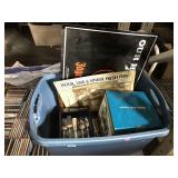 Lot of assorted household items - metal signs,