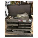Metal Waterloo Ind. toolbox with contents