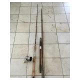 Split Bamboo Deep Sea Fishing Rod w/ Penn Deep