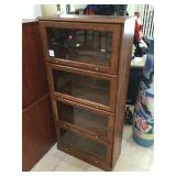 Lawyer bookcases w/4 drawers, approx 29x12x60