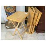 4 folding tv trays