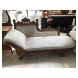 Antique Eastlake Fainting Couch, approx 72 inches