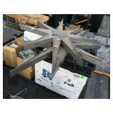 70 inches diameter pair of light up Star wall