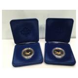 Pair of RCM 1987 Canada Looney $1 Proof Coins in