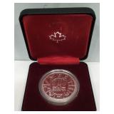 1978 Canada Silver Dollar - XI Games - with box
