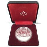 1978 Canada Silver Dollar - XI Games - with box