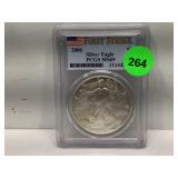 PCGS MS-69 2006 American Silver Eagle First