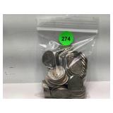 1 Pound Grab Bag unsorted Buffalo Nickels -