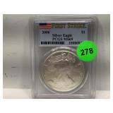 PCGS MS-69 2006 American Silver Eagle First