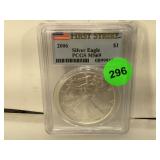 PCGS MS-69 2006 American Silver Eagle First