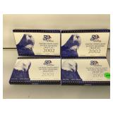 2001 and 2002 State Quarter Proof Sets