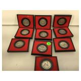 Lot of Bicentennial Medals in holders