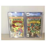 Marvel Comics Spectacular Spider-Mad 1&2. CGC
