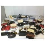 Lot of 3 tub full fo glasses w/cases