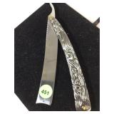 Straight Razor barber blade, approx 12 inches