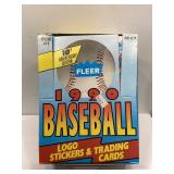 1990 fleer baseball sealed box