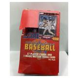 1988 score baseball sealed box
