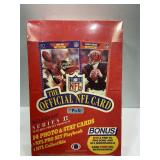 1989 pro set football sealed box
