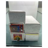 Mixed lot of sports card sets