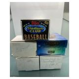 Mixed lot of sports card sets