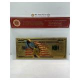 Kobe Bryant gold bank note