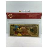 Kobe Bryant gold bank note
