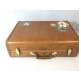 Vintage Hard sided Samsonite Suitcase with travel
