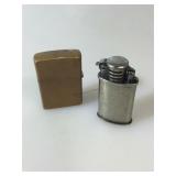 Copper Zippo and Camel Lighter
