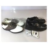 Two Pair of Golf Shoes. Dunlop And Knight . Mens