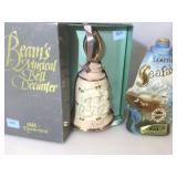 Two Beam Decanters. Musical Bell and Seattle