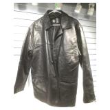 Handmade Italian Leather Mens Coat by GV. Est.