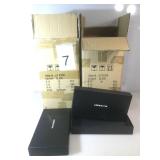 Lot of Black Cardboard boxes for crafts, jewelry
