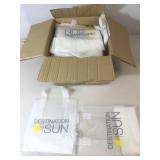 Box of Destination Sun Gift bags. NIB 8.5x10