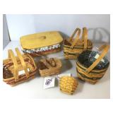 Assorted Lot of Longaberger Baskets. Various