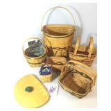 Assorted Lot of Longaberger Baskets. Various