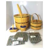 Assorted Lot of Longaberger Baskets. Various