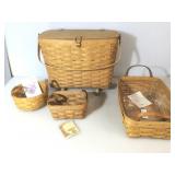 Assorted Lot of Longaberger Baskets. Various
