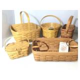 Assorted Lot of Longaberger Baskets. Various
