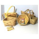 Assorted Lot of Longaberger Baskets. Various