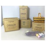 Collection of Miniature Longaberger Collectors