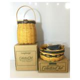 Set of 2 Longaberger Baskets NIB