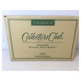 Longaberger 1997 Welcome Home Basket NIB