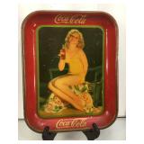 Vintage original  1932 Coca Cola serving tray,