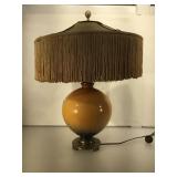 Roseville Pottery Art Deco era table lamp,